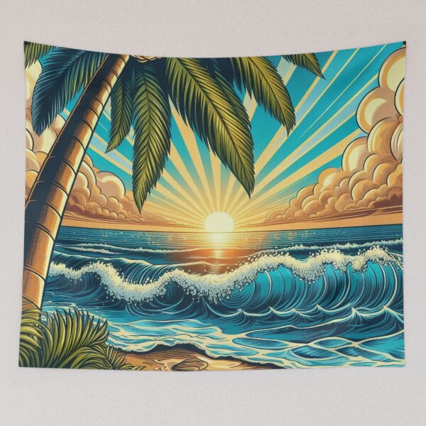 Item preview, Tropical Beach Vibes: AI Comic Design with Young Coconut – Perfect for Relaxed Vacation Clothing & Accessories designed and sold by knalpot-design.