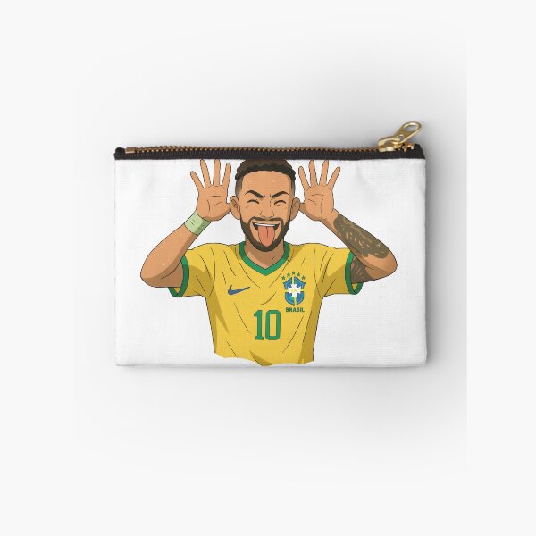 Item preview, Neymar Brazil – Tongue-Out Celebration | Yellow Kit #10 | Ghibli Style designed and sold by Gabazo Store.