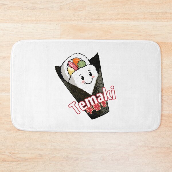 Item preview, Temaki Sushi Sticker Kawaii Japanese Food Illustration designed and sold by SaavedraDesign.