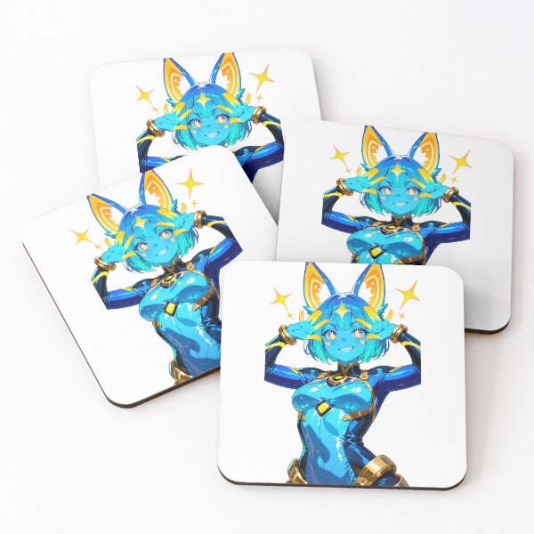 Item preview, Neon Velocity: The Blue Speedster Girl designed and sold by LunattaStore.
