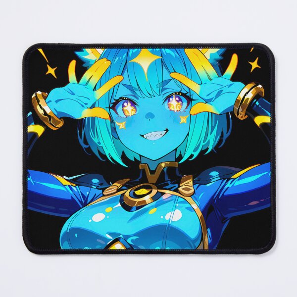 Item preview, Neon Velocity: The Blue Speedster Girl designed and sold by LunattaStore.