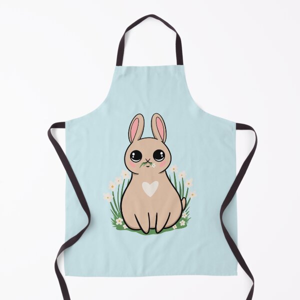 Item preview, Adorable Bunny Eating Flowers designed and sold by makell-creates.