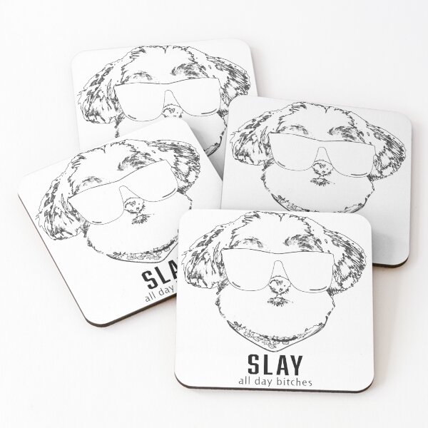 Item preview, Slay all day bitches fun dog essential designed and sold by sunshift.