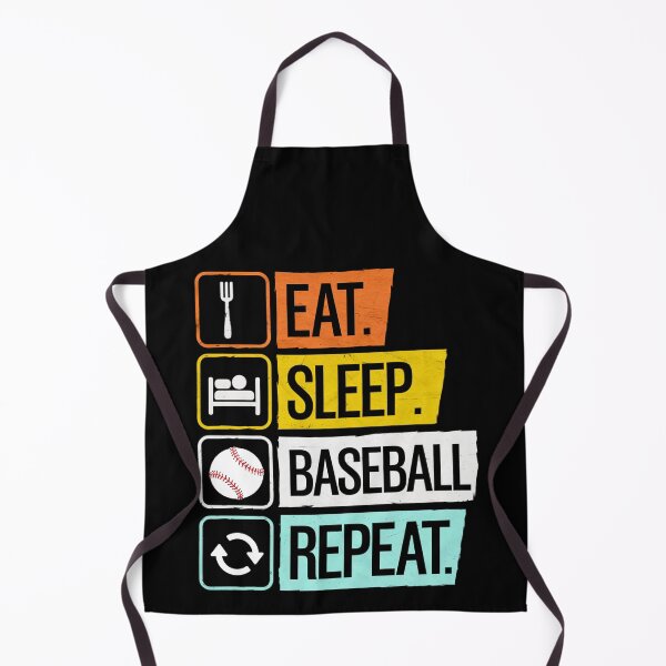 Item preview, Eat Sleep Baseball Repeat Baseball Player Gift Coach Gift Baseball designed and sold by SlocifieShop.