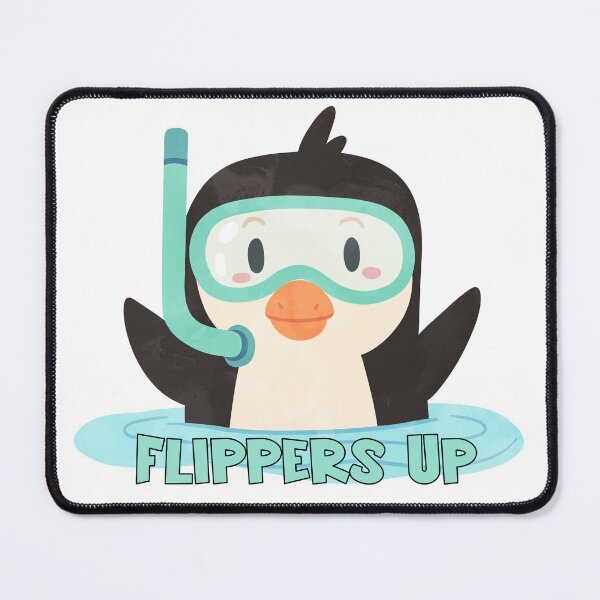 Item preview, Flippers Up Penguin designed and sold by Lori Winslow Designs.