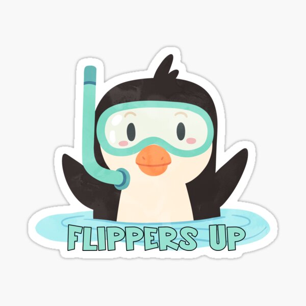 Artikel-Vorschau von Pinguin mit hochgezogenen Flossen, designt und verkauft von Lori Winslow Designs.