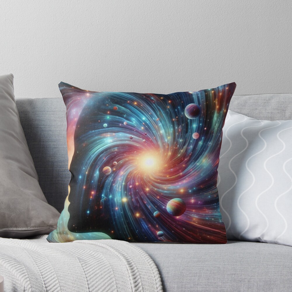 Item preview, Throw Pillow designed and sold by DropDropDrop.