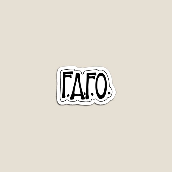 Aperçu de l'œuvre FAFO créée et vendue par elletex.