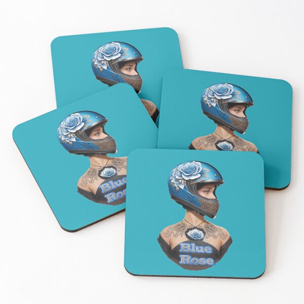 Item preview, Blue Rose – Bold Beauty in Helmet and Ink designed and sold by T-Vergent.