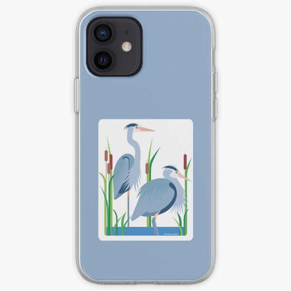 Great Blue Herons #3 iPhone Soft Case