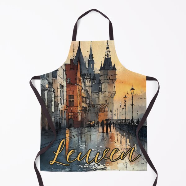 Item preview, Leuven Gothic Architecture Poster – University City Print designed and sold by TuncGK.