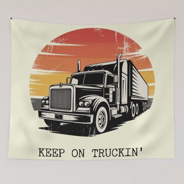 Item preview, Lifestyle Hub: Keep On Truckin' designed and sold by M&M Lifestyle Hub.