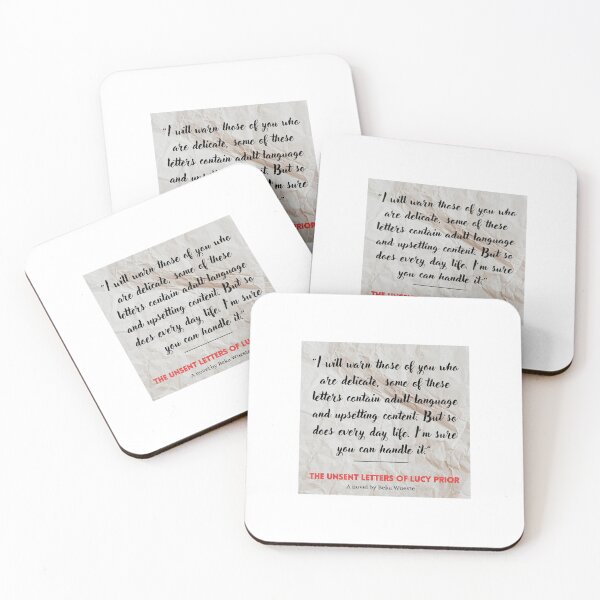 Item preview, The Unsent Letters of Lucy Prior Quote: Warning designed and sold by BWueste13.