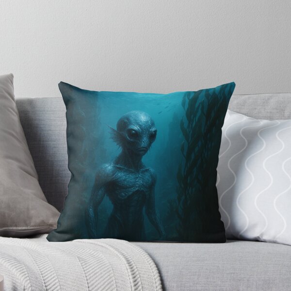 Item preview, Amphibious Alien Creature in Abandoned Facility – Realistic Sci-Fi Art designed and sold by PrometheusStyle.