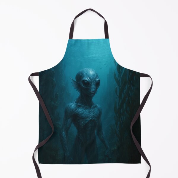 Item preview, Amphibious Alien Creature in Abandoned Facility – Realistic Sci-Fi Art designed and sold by PrometheusStyle.