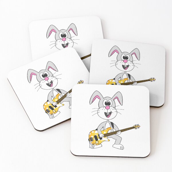 Artikelvorschau, Osterhase spielt Bassgitarre entworfen und verkauft von doodlerob.