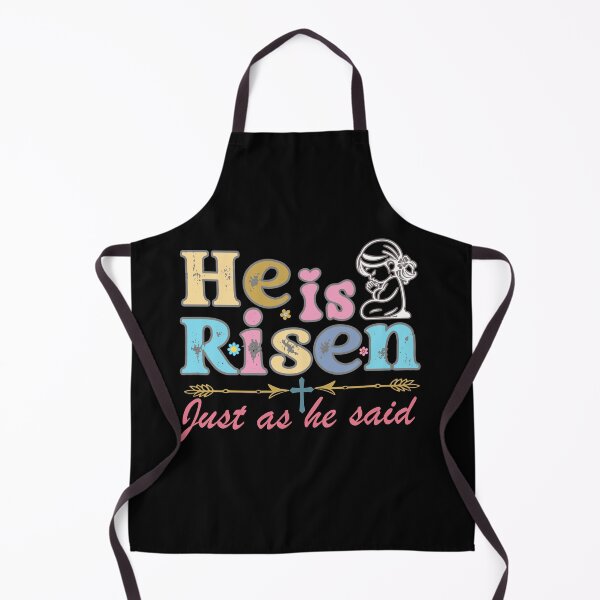 Item preview, He is Risen, Just As He Said Christian Faith Design designed and sold by Raise2Shine.