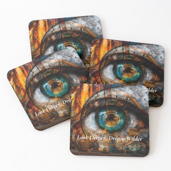Item preview, Look Deeper, Dream Wilder – Cyber Eye Vision Art designed and sold by WatchesAndMore.