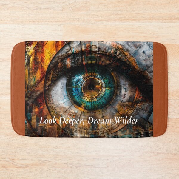 Item preview, Look Deeper, Dream Wilder – Cyber Eye Vision Art designed and sold by WatchesAndMore.