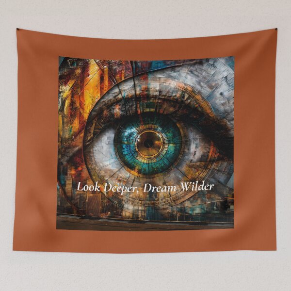 Item preview, Look Deeper, Dream Wilder – Cyber Eye Vision Art designed and sold by WatchesAndMore.