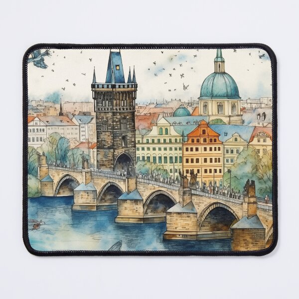 Item preview, Serenity Over Charles Bridge designed and sold by Anuchartl.