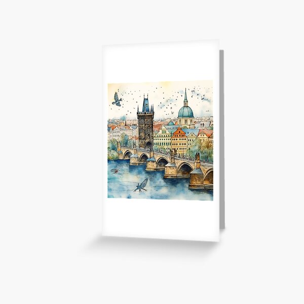 Item preview, Serenity Over Charles Bridge designed and sold by Anuchartl.