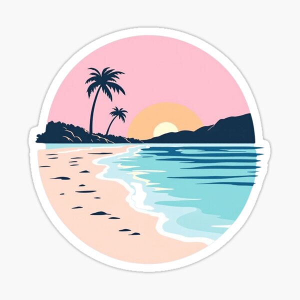 Item preview, Summer Beach Sunset designed and sold by peakfreak.