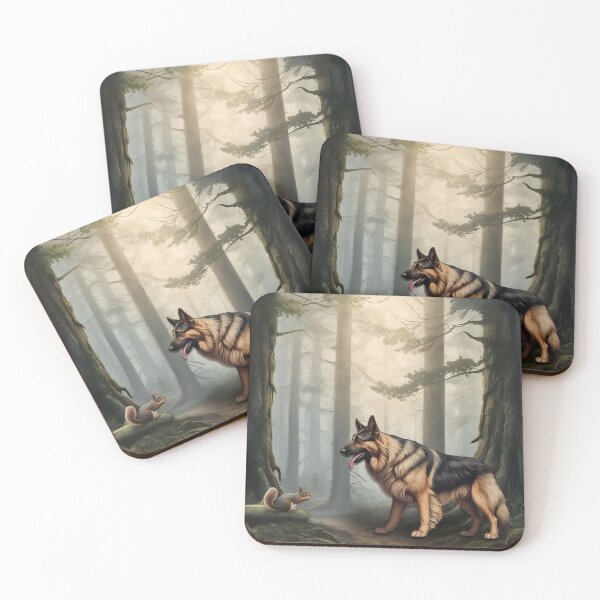 Item preview, German Shepherd Forest Friend designed and sold by NikkiBear67.