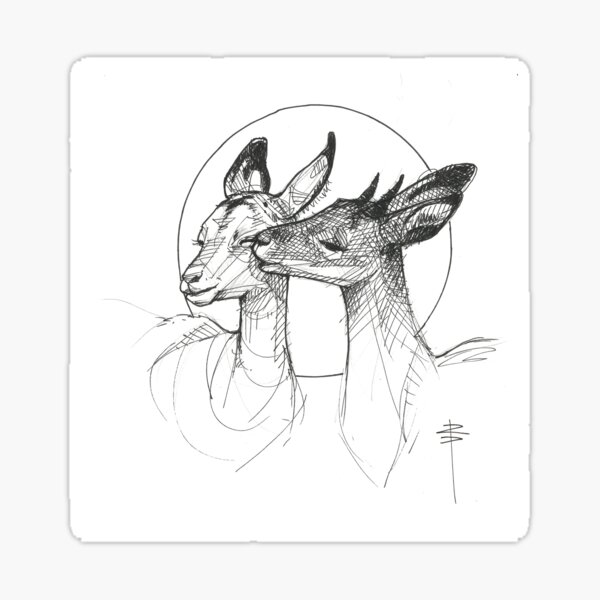 My Deer Love Sticker