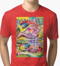 Seafood (Vertical) Tri-blend T-Shirt