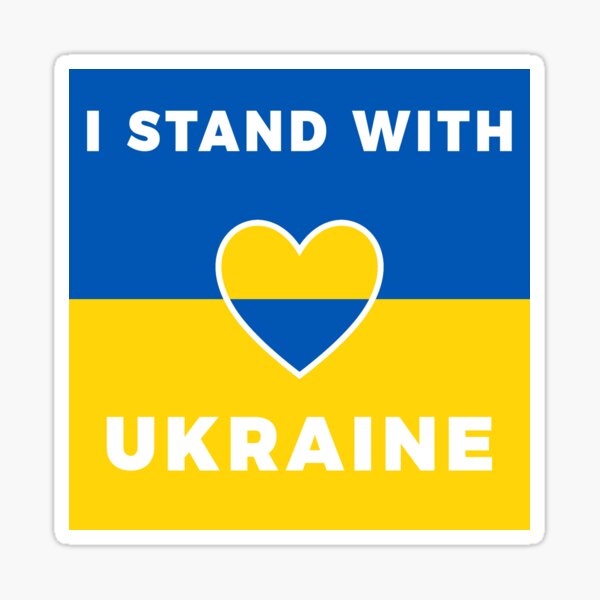 Item preview, Stand With Ukraine designed and sold by PixelCraftArt.
