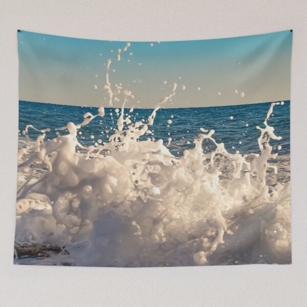 Item preview, Awesome Foamy Sea Spray And Spectacular Blue Ocean designed and sold by DEC02.