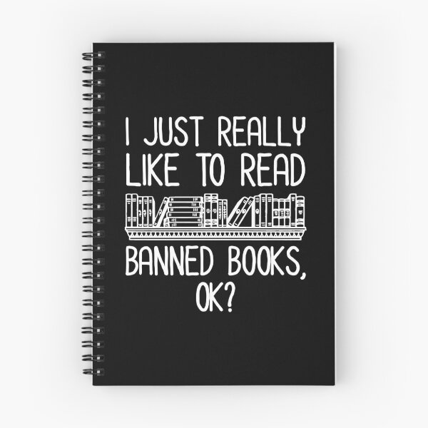 Item preview, I Just Really Like To Read Banned Books, OK? designed and sold by Cat Lady Designs.