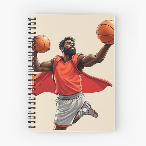 Item preview, African American Basketball Player holding 2 Basketballs designed and sold by binspired2shop.