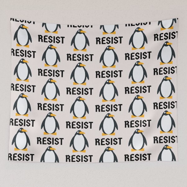 Item preview, Funny Penguin resist and protest in America 2025 designed and sold by erozzz.