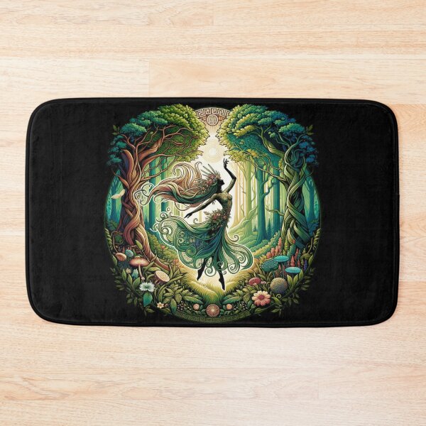 Item preview, Mystical Woodland Fairy Nymph Illustration designed and sold by AnalajiaDesigns.