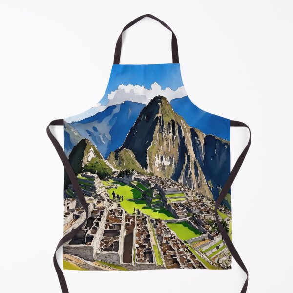 Item preview, Machu Picchu Peru Watercolor designed and sold by Magnolia Valley Art.