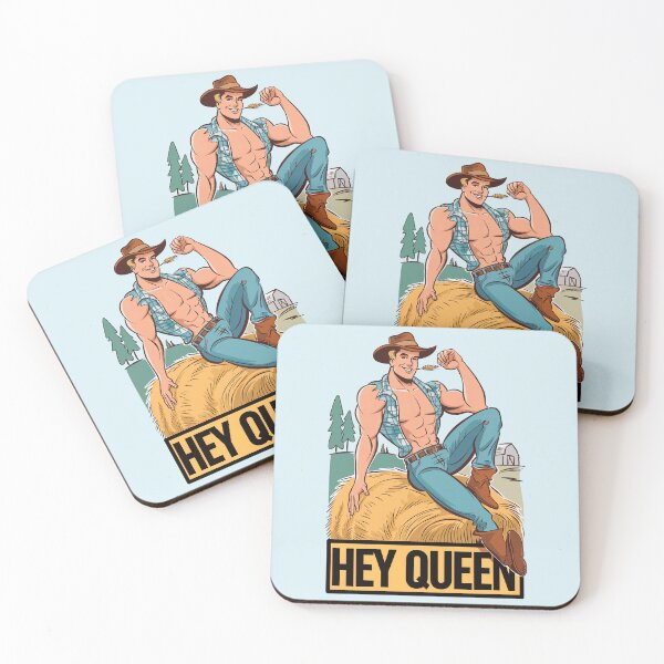 Item preview, Hey Queen | Vintage Illustration | Gay Farmer designed and sold by Mattk270.
