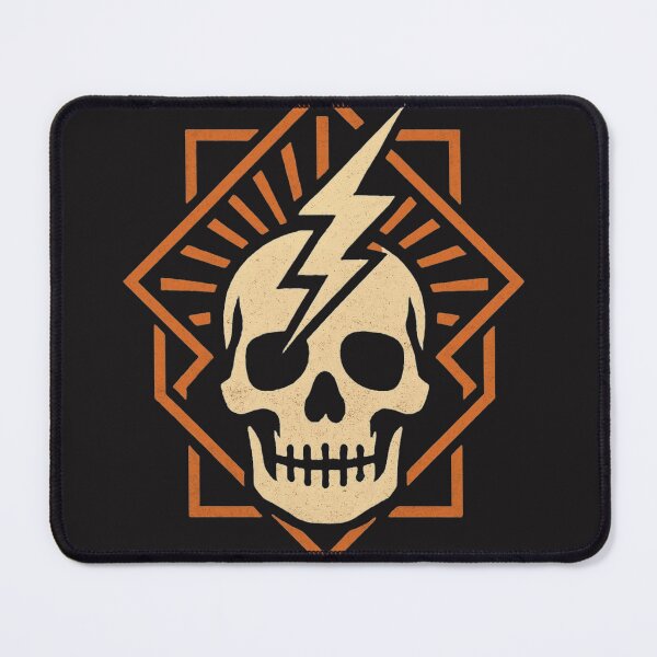 Item preview, Lightning Skull Chaos designed and sold by Katze49.