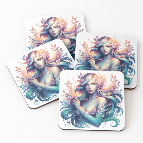 Item preview, Majestic Water Nymph Fairy Artwork designed and sold by AnalajiaDesigns.