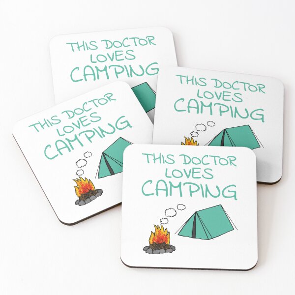 Item preview, This Doctor Loves Camping, Summer Vacation designed and sold by doodlerob.