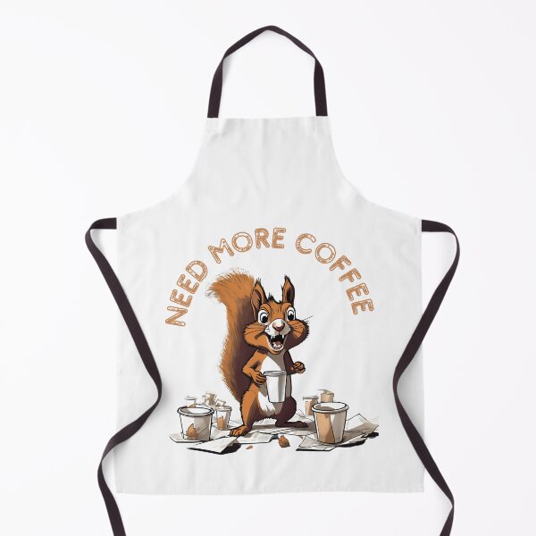 Item preview, Need More Coffee - Funny Squirrel designed and sold by MixedVibes Co..