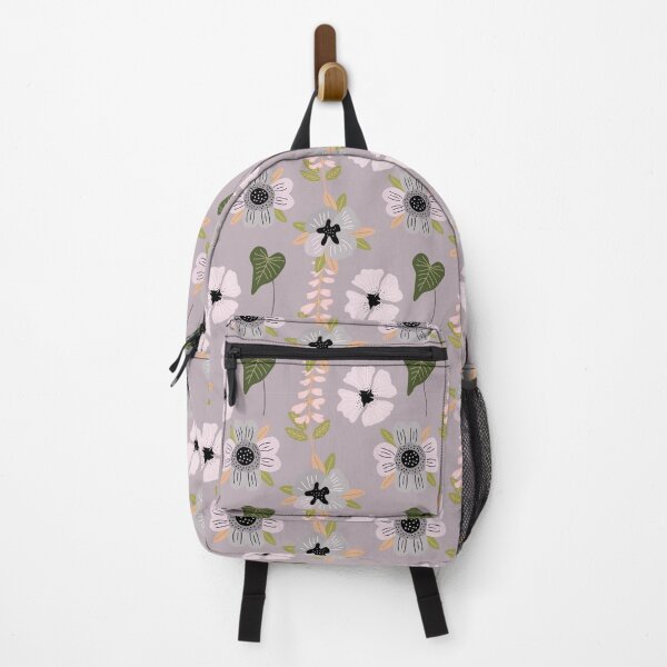 Item preview, Liliac floral pattern - white flowers, lake leaves and pink wildflowers - girly fairycore aesthetic designed and sold by Fantasy Cache.