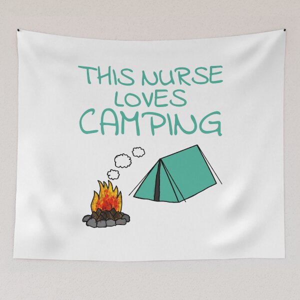 Item preview, This Nurse Loves Camping, Summer Vacation designed and sold by doodlerob.