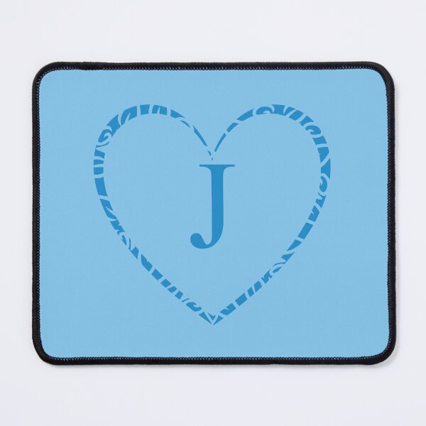 Item preview, Cute Blue Heart & Monogram Letter "J" Charm designed and sold by WD-Artist.