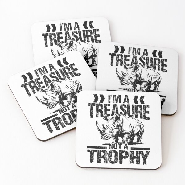 Item preview, Save Rhinos Not Trophy designed and sold by Designx99Shirt.