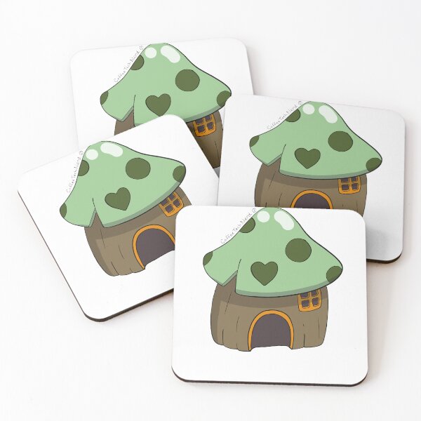 Item preview, Green Springtime Fairy Tale Mushroom designed and sold by CoffeeTechNerd.