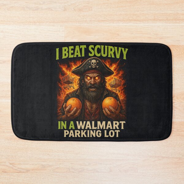 Item preview, I Beat Scurvy in a WM Parking Lot – Oddly Specific Pirate Humor designed and sold by hitechmom.