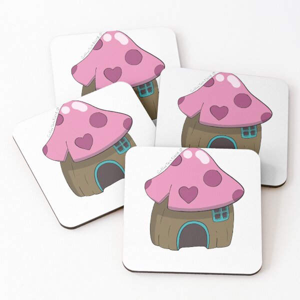 Item preview, Pink Springtime Fairy Tale Mushroom designed and sold by CoffeeTechNerd.
