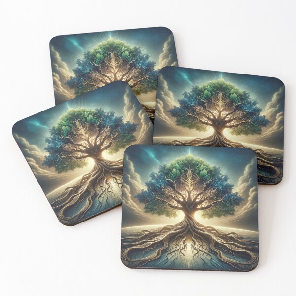 Item preview, Norse Yggdrasil Tree of Life Design designed and sold by AnalajiaDesigns.